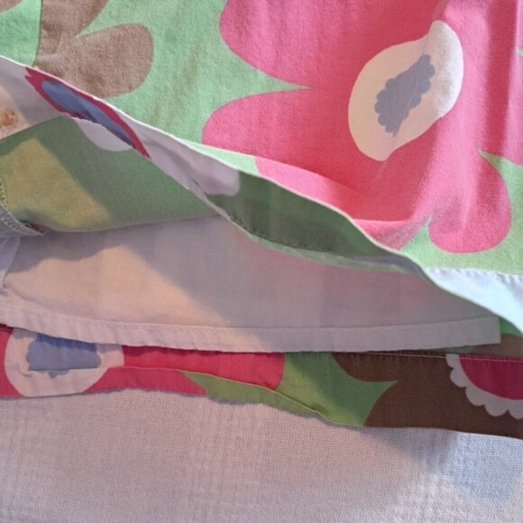 Mini Boden girls 4-5 years green floral dress, back zipper, fully lined - Picture 5 of 6